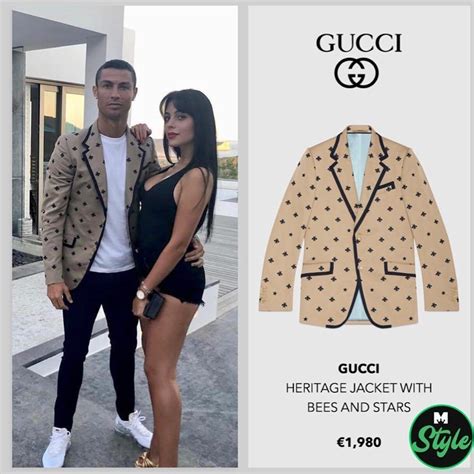 cristiano ronaldo dress whirt guccy|cristiano ronaldo gucci.